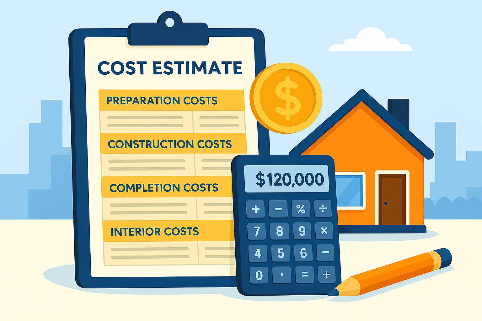 Mẫu dự toán chi phí xây nhà chi tiết cho gia chủ