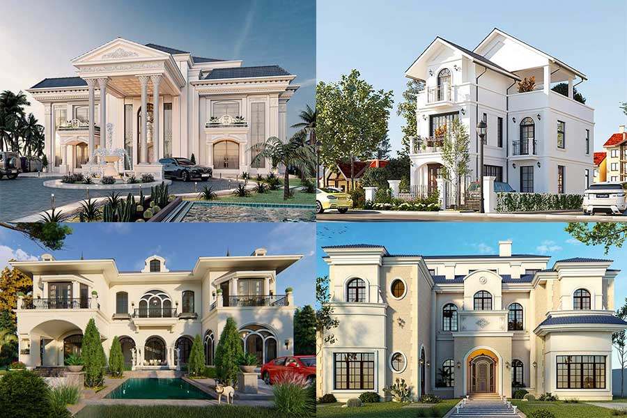 Mẫu biệt thự hiện đại phong cách châu Âu sang trọng và đẳng cấp