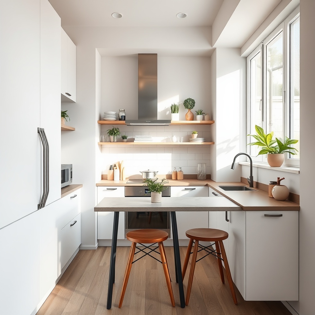 Các Ý Tưởng Thiết Kế Nhà Bếp Nhỏ Đẹp Tối Ưu Không Gian