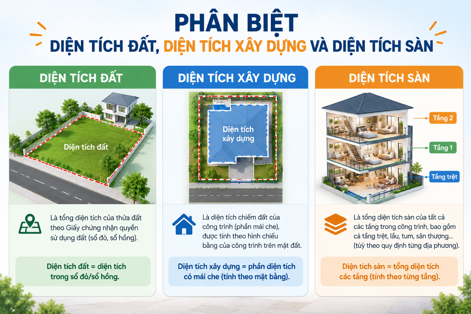 Cách Tính Diện Tích Xây Dựng Như Thế Nào? cach tinh dien tich xay dung 2