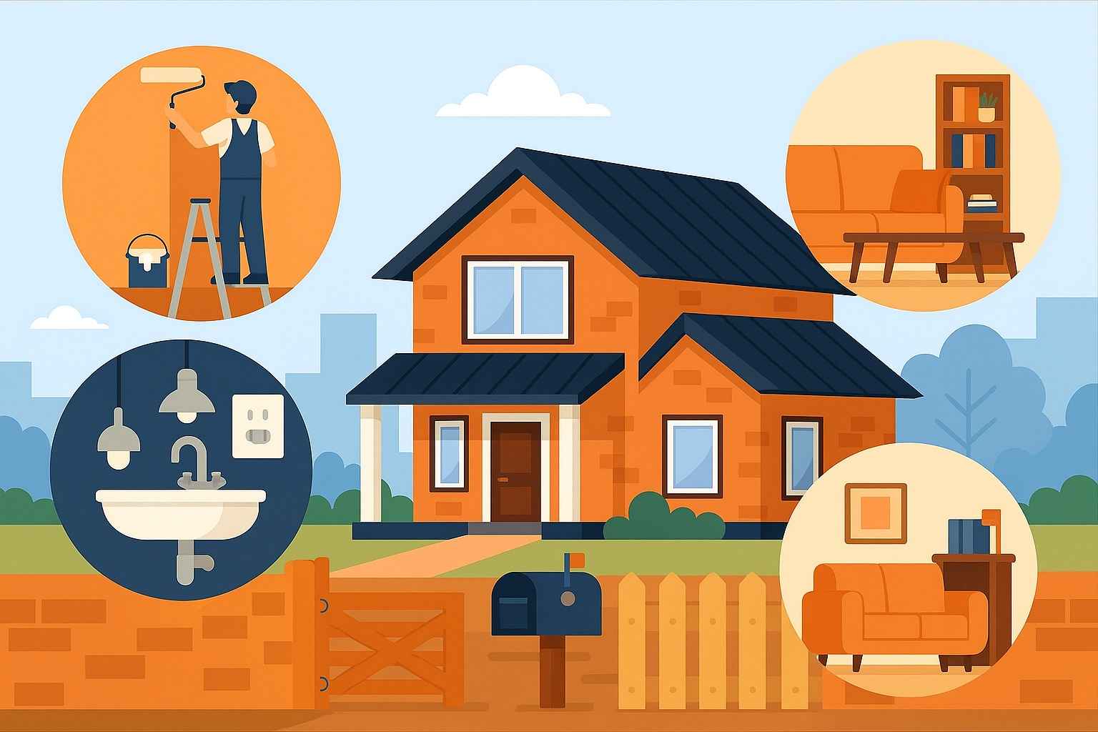 Chi phí hoàn thiện nhà và các hạng mục nội thất cơ bản