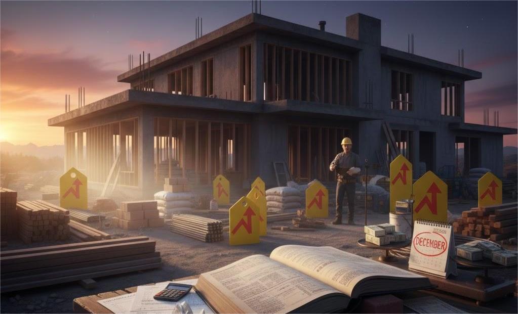 Chi Phí Làm Nhà Và Những Khoản Ẩn Gia Chủ Thường Bỏ Sót Khi Thi Công Biến động vật liệu cuối năm làm tăng chi phí làm nhà