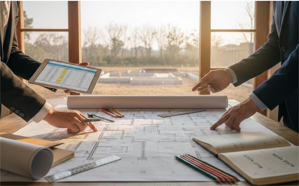 So sánh bản vẽ khi chọn nhà thầu xây nhà