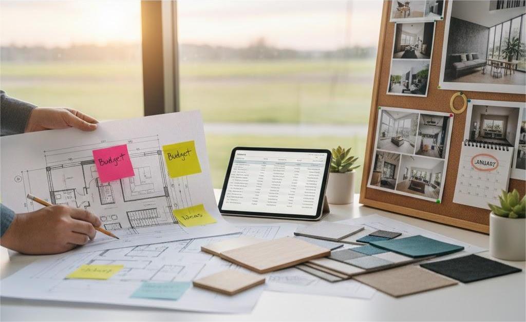 Lập ngân sách trước khi chọn nhà thầu xây nhà