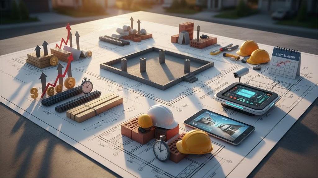 Dự toán xây nhà năm 2026 giúp kiểm soát chi phí và vật liệu