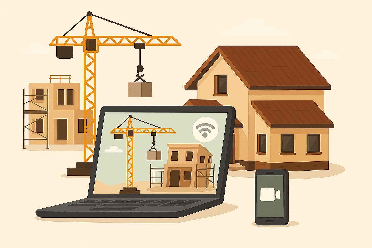 Giám sát công trình xây dựng từ xa bằng công nghệ hiện đại