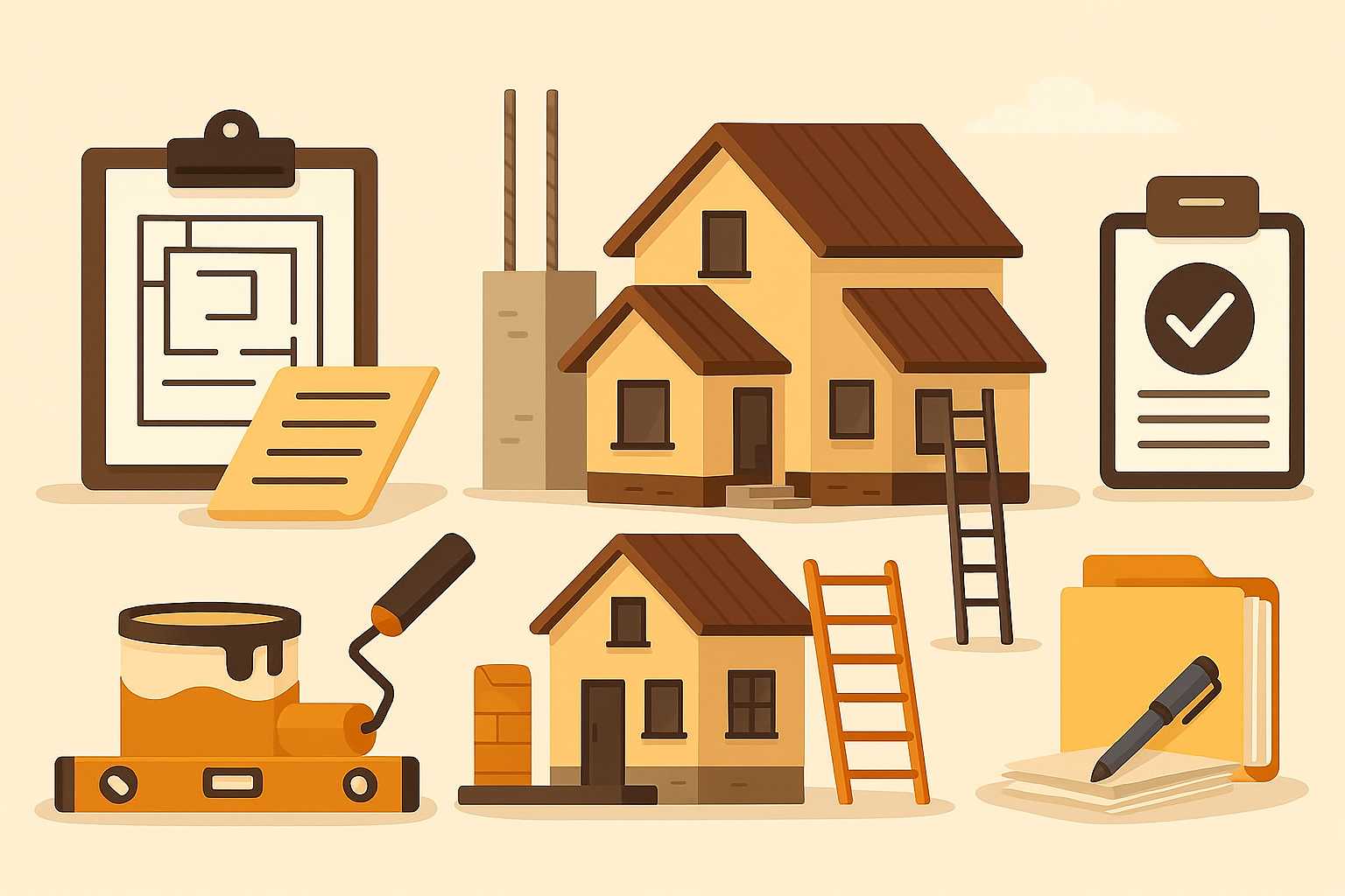 Chia Sẻ Thực Tế: 5 Bài Học Đắt Giá Khi Xây Nhà Lần Đầu Mà Ai Cũng Nên Biết Quản lý công trình xây dựng với quy trình và hồ sơ rõ ràng