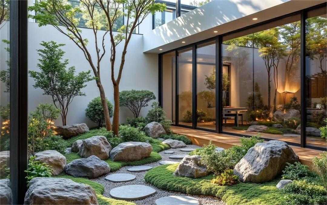 Hành Trình Làm Nhà Lần Đầu Và 6 Sai Lầm Cần Tránh Sân vườn thiền xanh mát trong hành trình làm nhà lần đầu