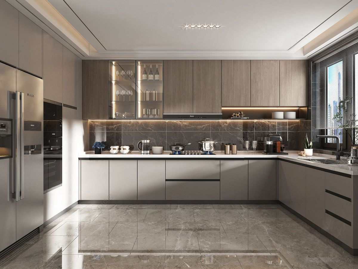 Hành Trình Làm Nhà Lần Đầu Và 6 Sai Lầm Cần Tránh Phòng bếp hiện đại trong hành trình làm nhà lần đầu