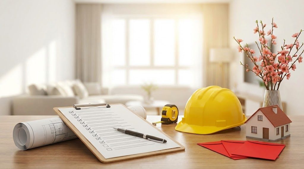 Checklist quan trọng giúp gia chủ hoàn thiện nhà trước Tết kịp tiến độ