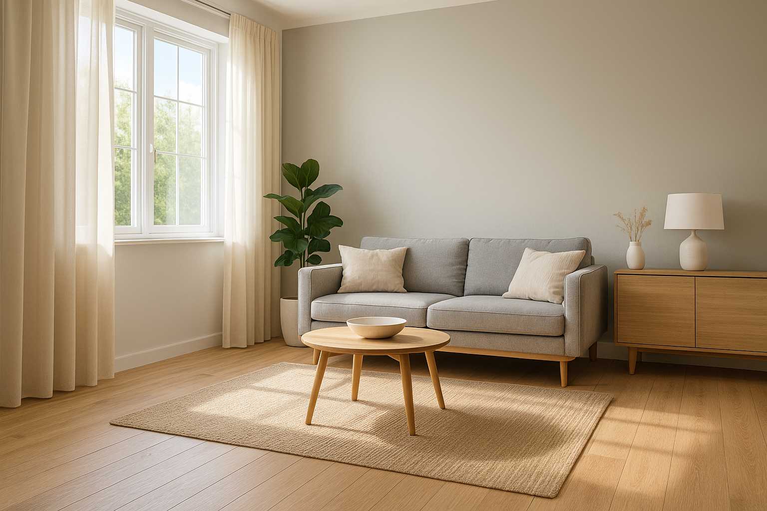 5 Lỗi Phong Thủy Thường Gặp, Dễ Phạm Khi Bố Trí Nội Thất Phòng khách sáng sủa đón ánh sáng tự nhiên tốt cho phong thủy