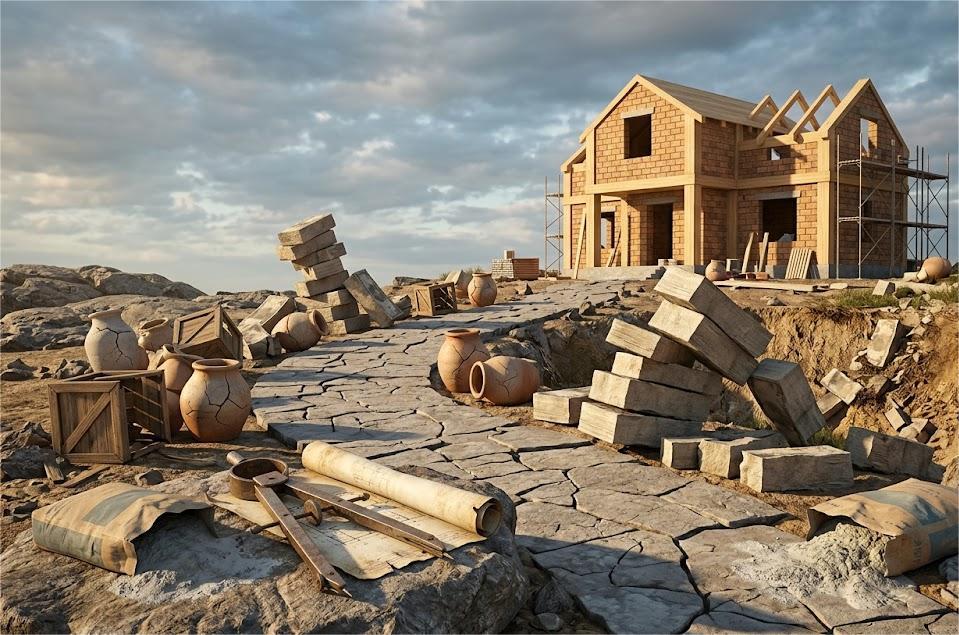 Lỗi thường gặp khi tính chi phí xây nhà thô.