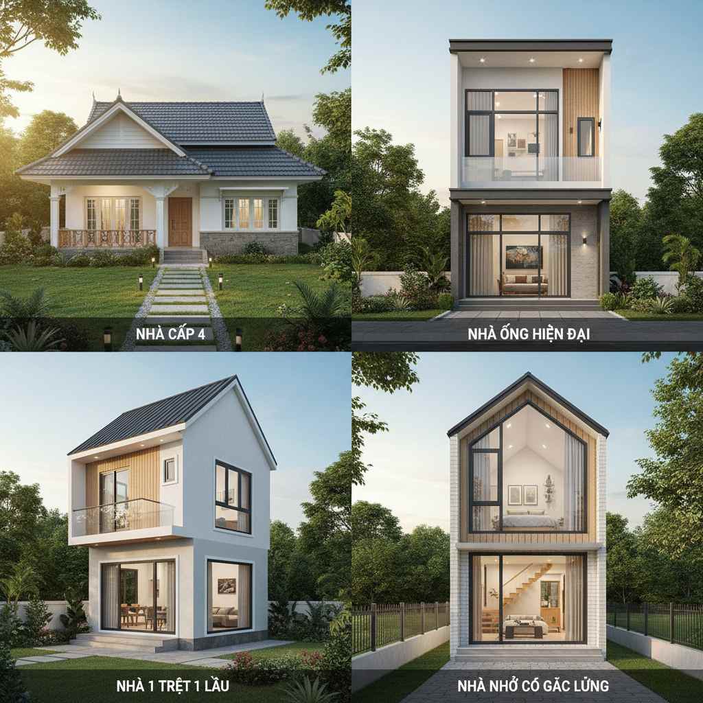 Các mẫu nhà nhỏ đẹp phù hợp ngân sách hạn chế