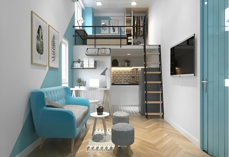 Nhà Nhỏ Đẹp Tối Ưu Diện Tích Cho Không Gian Dưới 100m2 Nhà nhỏ đẹp dưới 100m2 thiết kế tối giản với nội thất xanh tươi mới