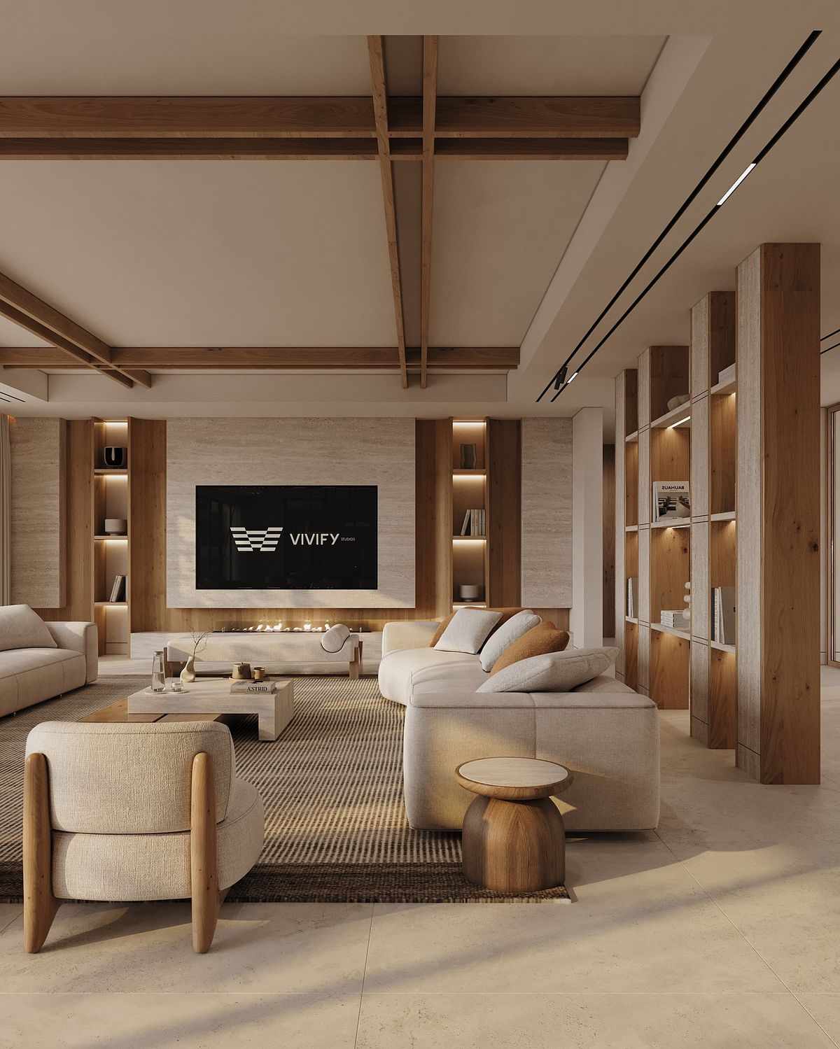 Nhà Tối Giản Và Kinh Nghiệm Xây Dựng Thực Tế Nội thất nhà tối giản phong cách gỗ ấm cúng