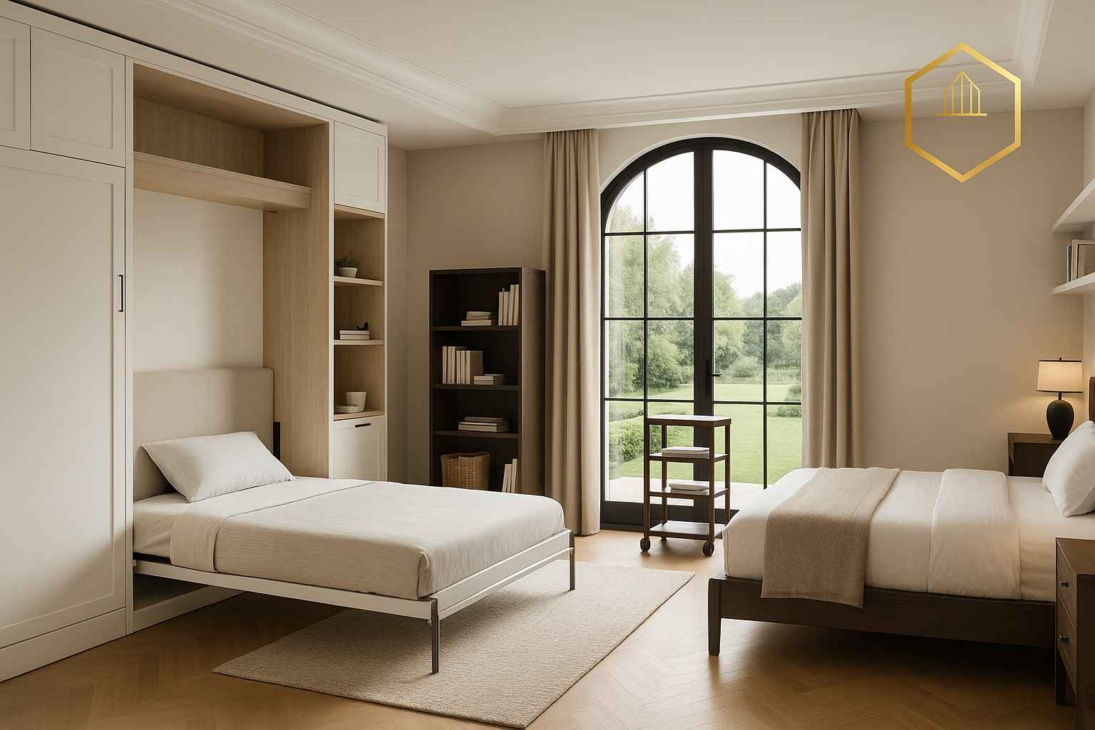 Nội Thất Đa Năng Trong Xu Hướng Nội Thất Hiện Đại Cho Nhà Nội thất đa năng giường gấp đôi tiện lợi cho phòng ngủ