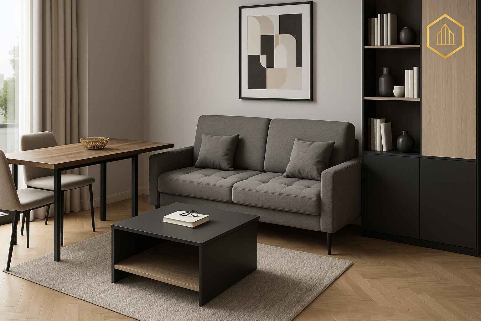 Nội Thất Đa Năng Trong Xu Hướng Nội Thất Hiện Đại Cho Nhà Nội thất đa năng sofa kết hợp bàn trà tối giản