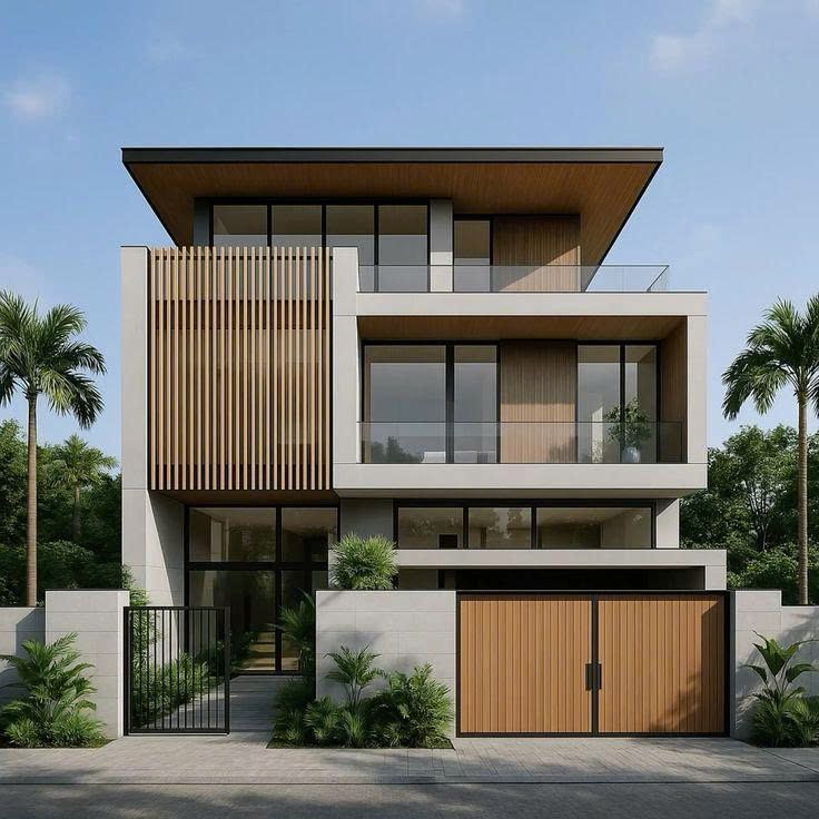 Biệt thự hiện đại hài hòa theo phong cách sống tối giản