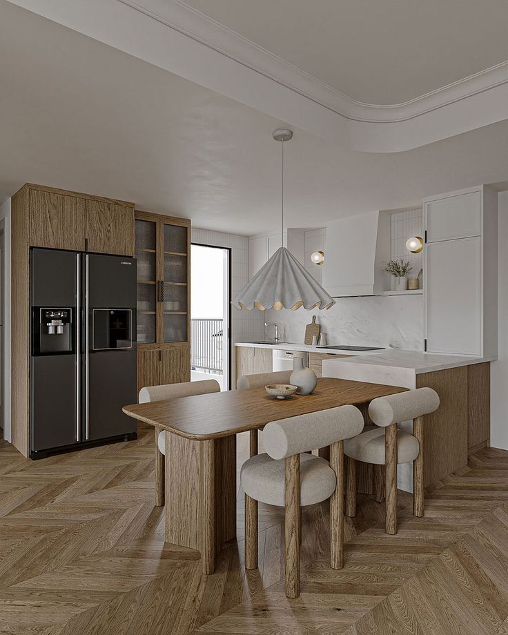 8 Phong Cách Sống Tối Giản Giữ Ngôi Nhà Luôn Ngăn Nắp Phòng bếp gọn gàng nhẹ nhàng theo phong cách sống tối giản