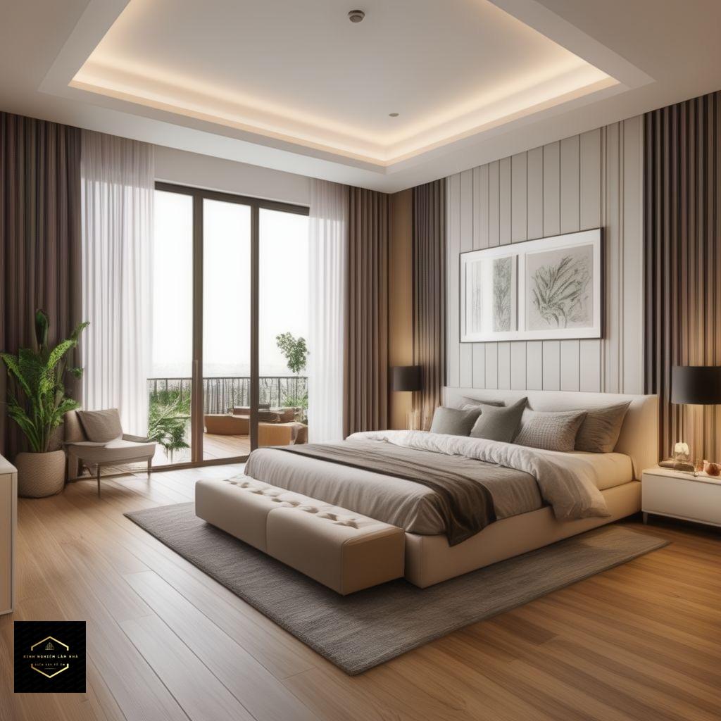 Sống Xanh Trong Nhà: 7 Cách Nhỏ Giúp Ngôi Nhà Bạn Thân Thiện Hơn Với Môi Trường Phòng ngủ sáng và thoáng với cây xanh tạo lối sống xanh trong nhà