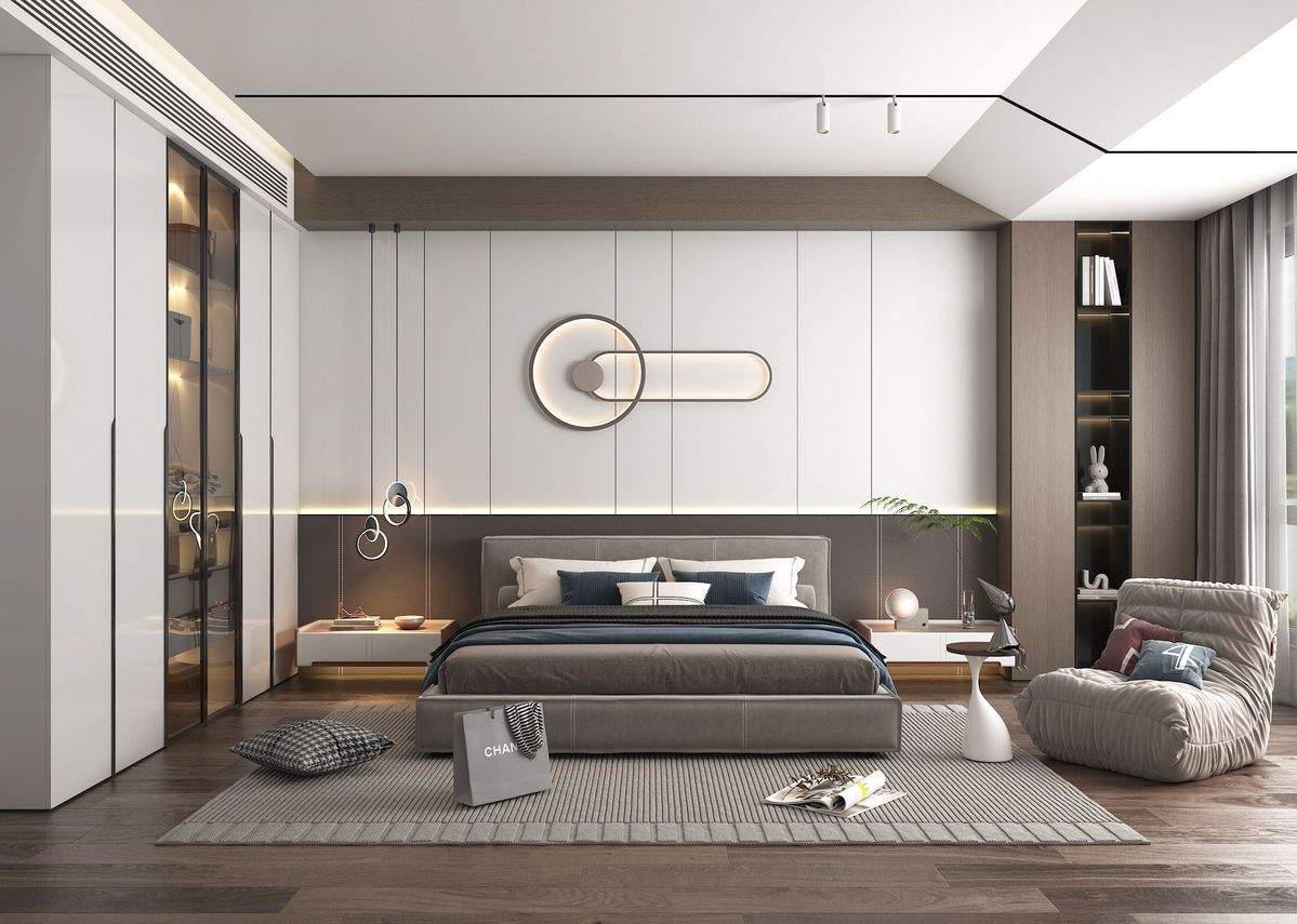 Thiết Kế Phòng Ngủ Hợp Lý Giúp Tối Ưu Không Gian Và Giấc Ngủ Chất Lượng Mẫu thiết kế phòng ngủ hợp lý phong cách hiện đại với ánh sáng tự nhiên