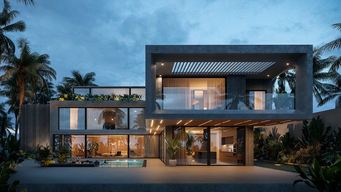 Hướng Dẫn 5 Bước Thiết Kế Villa Cao Cấp Và Kinh Nghiệm Thiết Kế Villa Thiết kế villa cao cấp hiện đại với không gian mở thoáng đãng