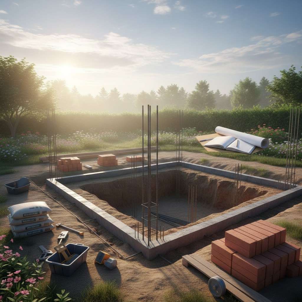 Thời điểm xây nhà phù hợp cho giai đoạn thi công móng