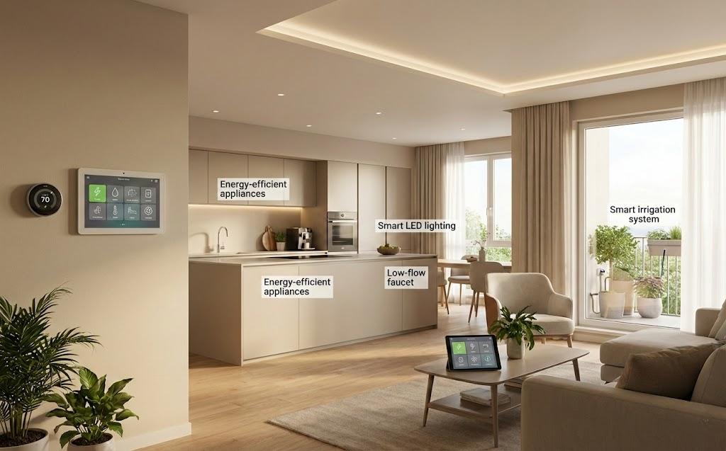 Không gian thông minh giúp tiết kiệm điện nước hiệu quả cho nhà ở