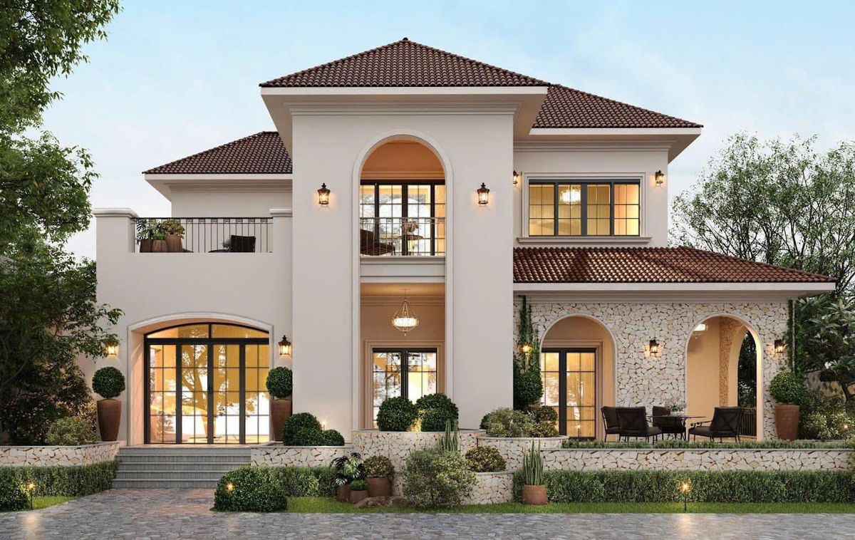 Tổ ấm cuối năm với biệt thự sáng đèn giữa khu vườn yên bình