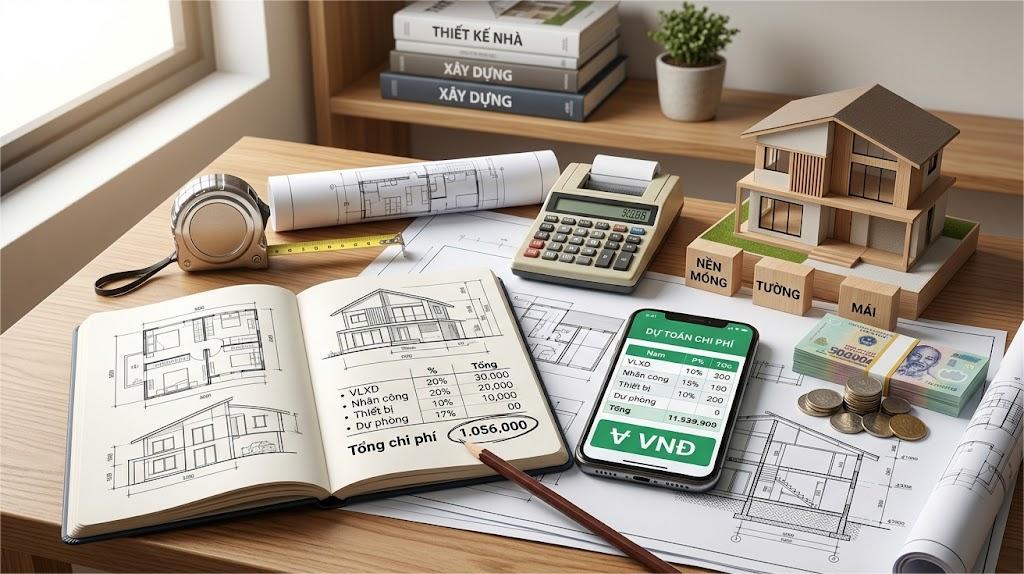 Sổ tay ước tính chi phí xây dựng nhà ở chi tiết.