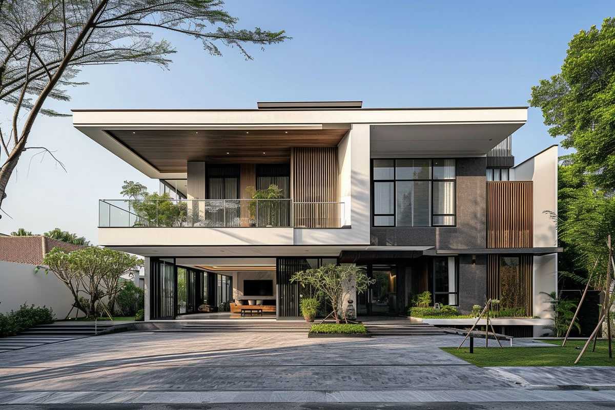 Xu Hướng Nhà Ở 2026 Và Phong Cách Nội Thất Dẫn Đầu Biệt thự sân vườn thoáng rộng theo xu hướng nhà ở 2026