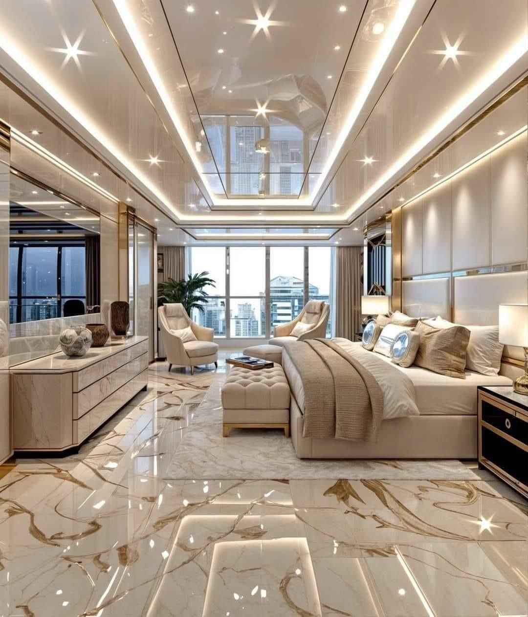 Xu hướng thiết kế villa phòng ngủ sang trọng hiện đại